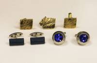 Набор запонок, 7 штук (состояние на фото)