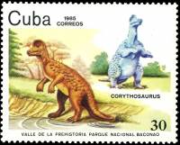 (1985-017) Марка Куба "Коритозавр"    Национальный парк Баконао III Θ