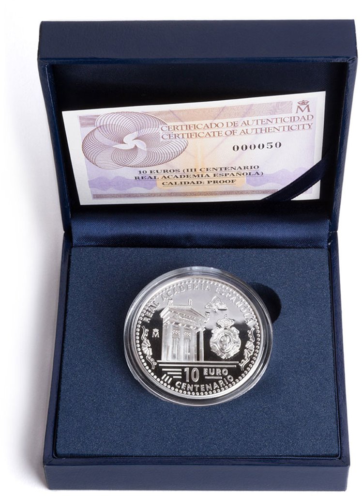 () Монета Испания 2014 год 10 евро &quot;&quot;  Биметалл (Серебро - Ниобиум)  PROOF