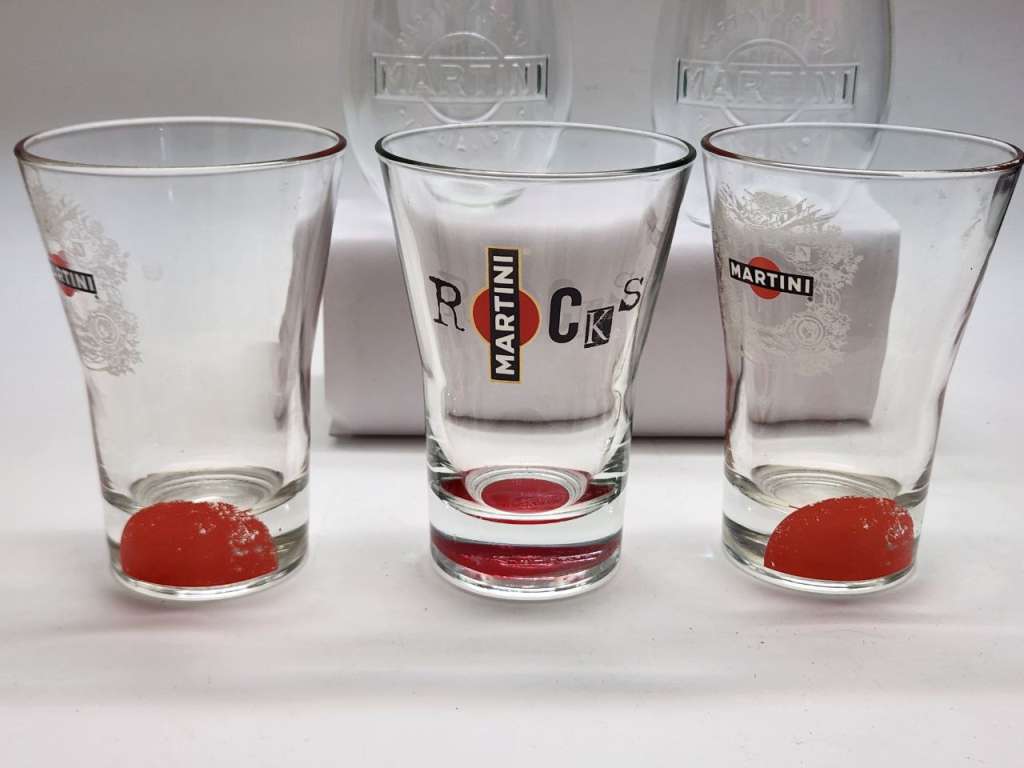 Стаканы Мартини Martini 5 штук коллекционные