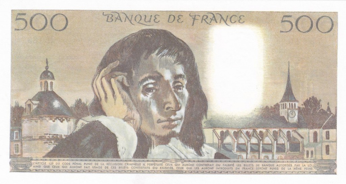 (№1983P-156e.10) Банкнота Франция 1983 год &quot;500 Francs&quot; (Подписи: P)