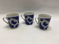 Кружки ЛФЗ бабочки 3 шт, кобальт