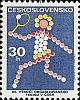 1973-005  Марка Чехословакия Теннис   Спортивные события III Θ