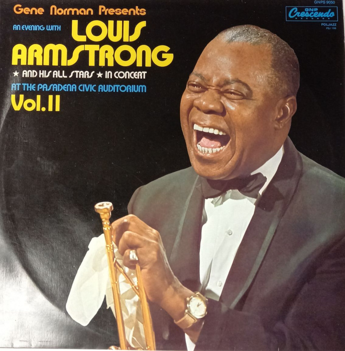 Пластинка виниловая &quot;L. Armstrong. At his all sters in concert&quot; GNP 300 мм. (Сост. отл.)