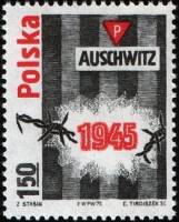 (1975-010) Марка Польша "Концлагерь 'Освенцим'"    30 годовщина Освобождения концлагеря 'Освенцим' I