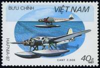 (1987-100) Марка Вьетнам "Z.509"    Гидропланы III Θ