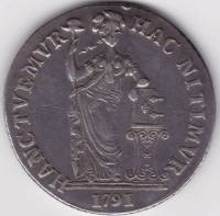 (№1763km141.2) Монета Нидерланды 1763 год 3 Gulden