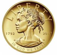 () Монета США 2017 год 100  ""    AU