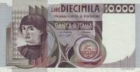 (№1978P-106a.2) Банкнота Италия 1978 год "10,000 Lire" (Подписи: Baffi and Stevani)
