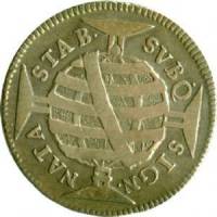 (№1695km81.1) Монета Бразилия 1695 год 320 Reacute;is