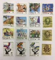 (--) Набор марок Австралия "16 шт."  Гашёные  , II Θ
