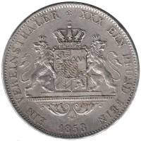 () Монета Германия (Пруссия) 1858 год   ""     XF