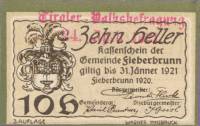 (№1920) Банкнота Австрия 1920 год "10 Heller"