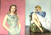 Набор открыток "Артисты киноискусства", заполненные, 2 шт.