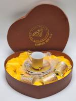 Кофейный сервиз, фарфор, 10 предметов, Китай