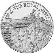 (2002) Монета Остров Святой Елены 2002 год 50 пенсов "Королевский визит"  Медь-Никель  PROOF