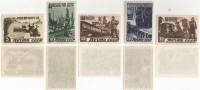 1946-64-68 Серия Набор марок 5 шт СССР  Восстановление хозяйства III O