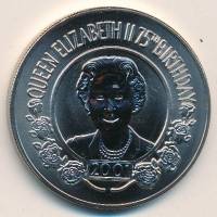 () Монета Остров Святой Елены 2001 год 50 пенсов ""   AU