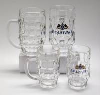 Пивные кружки Балтика 4 штуки стекло 0,5 л и 0,25 л