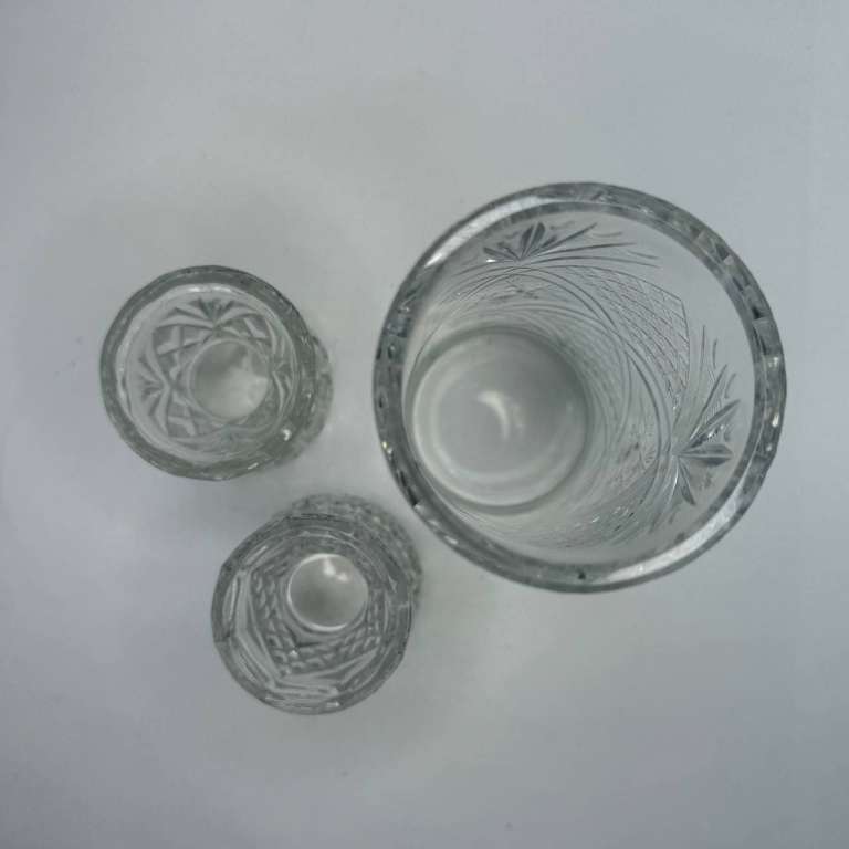 Вазы хрустальные СССР 3 штуки
