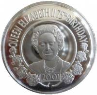 () Монета Остров Святой Елены 2001 год 50 пенсов ""   AU