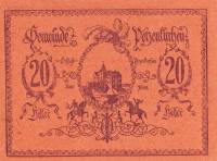 (№1920) Банкнота Австрия 1920 год "20 Heller"