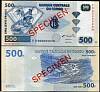 2002 Образец Банкнота Дем Республика Конго 2002 год 500 франков Добыча алмазов   UNC