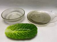 Набор сервировочной посуды стекло