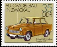 (1979-028) Марка Германия (ГДР) "Трабант 601S de luxe (1978)"    Автомобильная промышленность III Θ