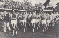 Фотография "Команда Ин-та физ-ры им. Лесгафта по лёгкой атлетике" (сост. на фото)