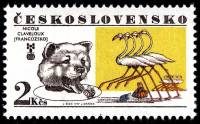(1977-041) Марка Чехословакия "N. Claveloux" ,  III Θ