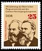 (1975-045) Марка Германия (ГДР) "Маркс и Энгельс"    Готский конгресс 100 лет III O
