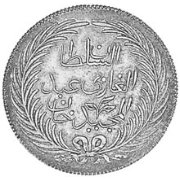 (№1855km120) Монета Тунис 1855 год 4 Piastres (Чеканной Монеты)