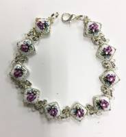 Браслет "Финифть", серебрение (сост. на фото)