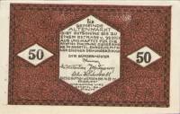 (№1920) Банкнота Австрия 1920 год "50 Heller"