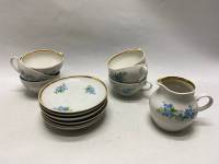 Чайный набор 6 пар и молочник Дулево СССР