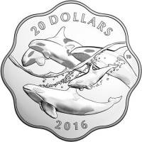 () Монета Канада 2016 год 20 долларов ""   PROOF