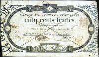 (№1800P-1) Банкнота Франция 1800 год "500 Francs"