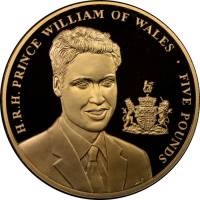 () Монета Остров Джерси 2003 год 5 фунтов ""   UNC