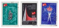 1970-018-20  Серия Набор марок (3 шт) СССР   Всемирная выставка ЭКСПО-70 Осака III Θ