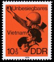 (1979-082) Марка Германия (ГДР) "Вьетнамцы"    Непобедимый Вьетнам III Θ