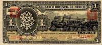 () Банкнота Мексика 1914 год 1  ""   UNC