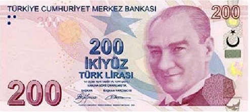 () Банкнота Турция 2009 год 200  &quot;&quot;   UNC