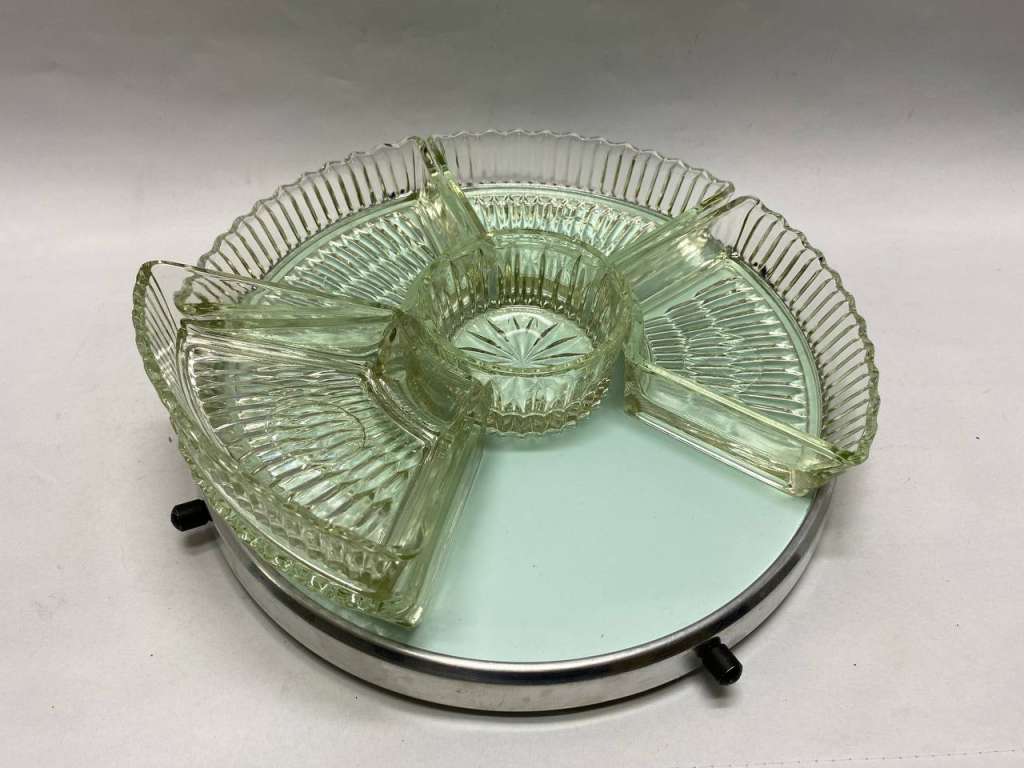 Менажница СССР с подставкой 