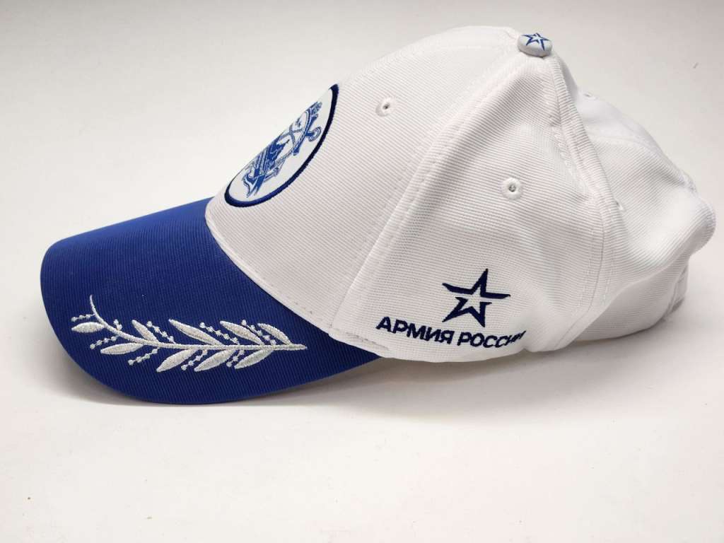 Бейсболка Гланый военно-морской парад России белая