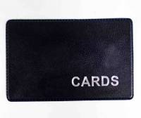 FT-TK(08) Обложка для проездного "Faetano", Кожзам, Темно-синяя матовая