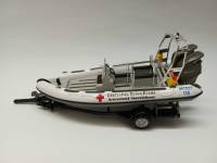 Модель авто масштаб 1:43 Прицеп лодка в коробке Cararama