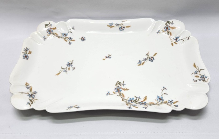 Блюдо Фарфор Frank Haviland Limoges Франция 1910-1914 годы 51*33 см.