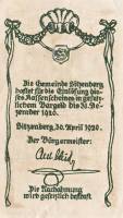 (№1920) Банкнота Австрия 1920 год "50 Heller"