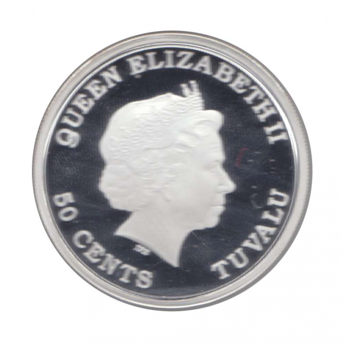 () Монета Тувалу 2012 год   &quot;&quot;   Серебро Ag 999  AU